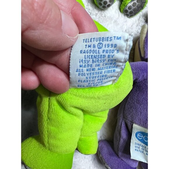 Playskool & Eden 1998 Teletubbies Dipsy, Laa Laa, Timmy Winky plush - Picture 7 of 8